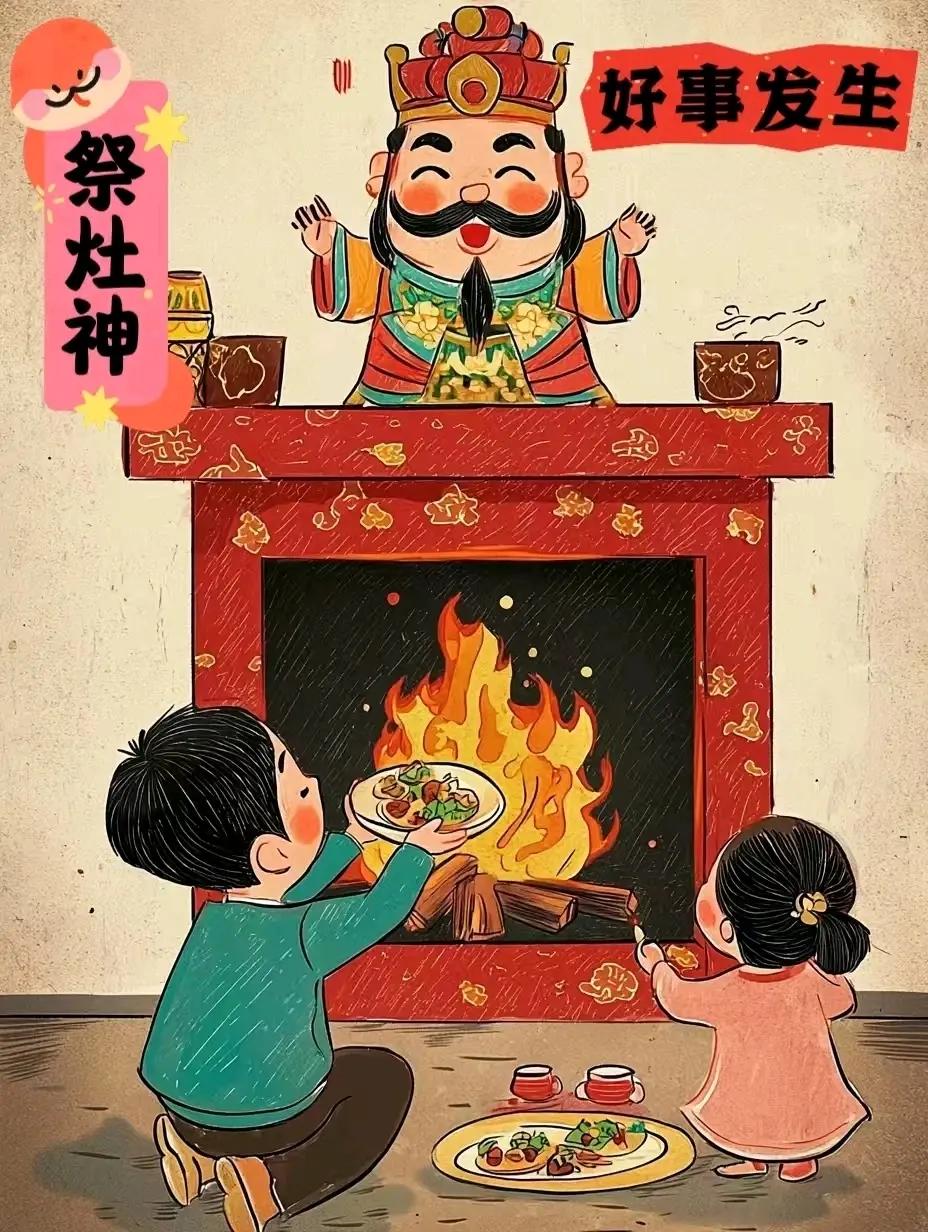 又是一年一度迎灶神的日子来临，“扔穷”添富这是我们大家共同的心愿。
先把庭院屋子