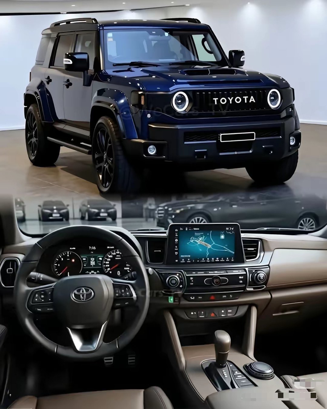 丰田全新改款的兰德酷路泽FJ，这外观这内饰，再加上兰德酷路泽在越野圈向来扎实的口