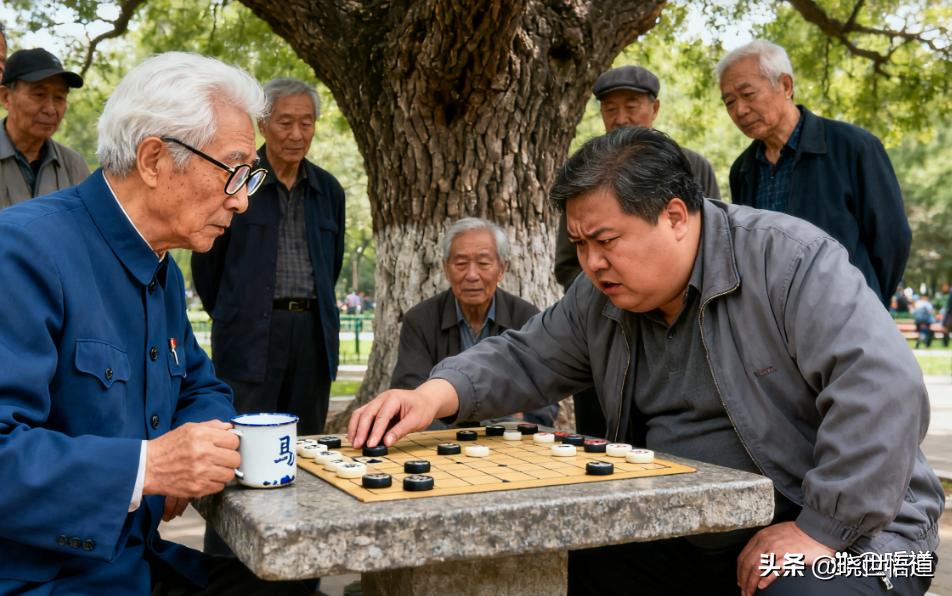 公园棋摊：我蹲了七天，目睹三起"血案"，差点把自己搭进去

城市公园北门，老槐树