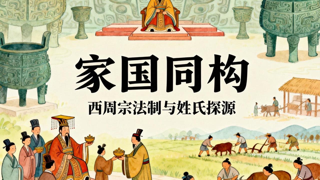 一、核心定位与分工

宗法制：以嫡长子继承制为核心，依托血缘宗族关系，明确“大宗