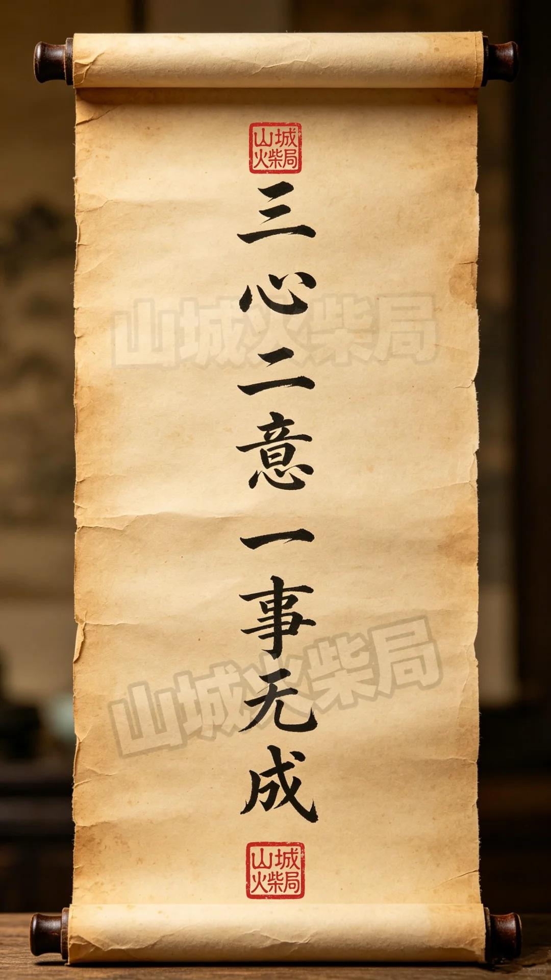 才子佳人们，请对下联！

上联：三心二意一事无成
下联：_______？诗友请赐