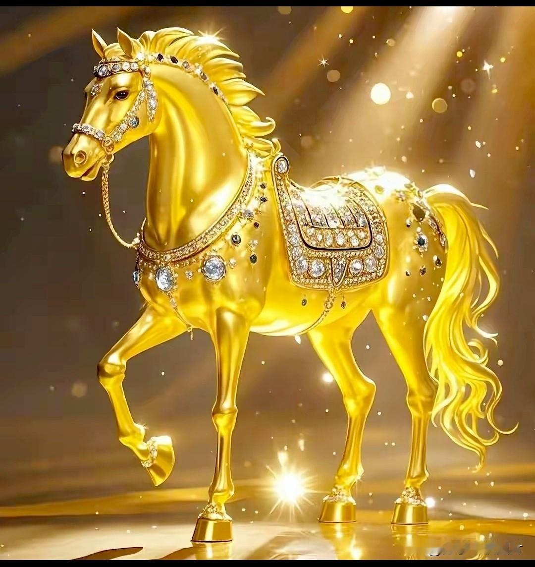 金马悠然行，祥光伴岁宁。