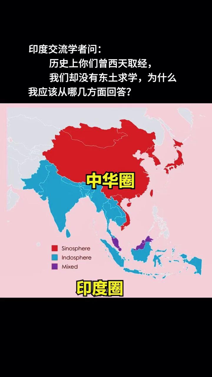 印度交流学者问：历史上你们曾西天取经，我们却没有东土求学，为什么我应该从哪几方面