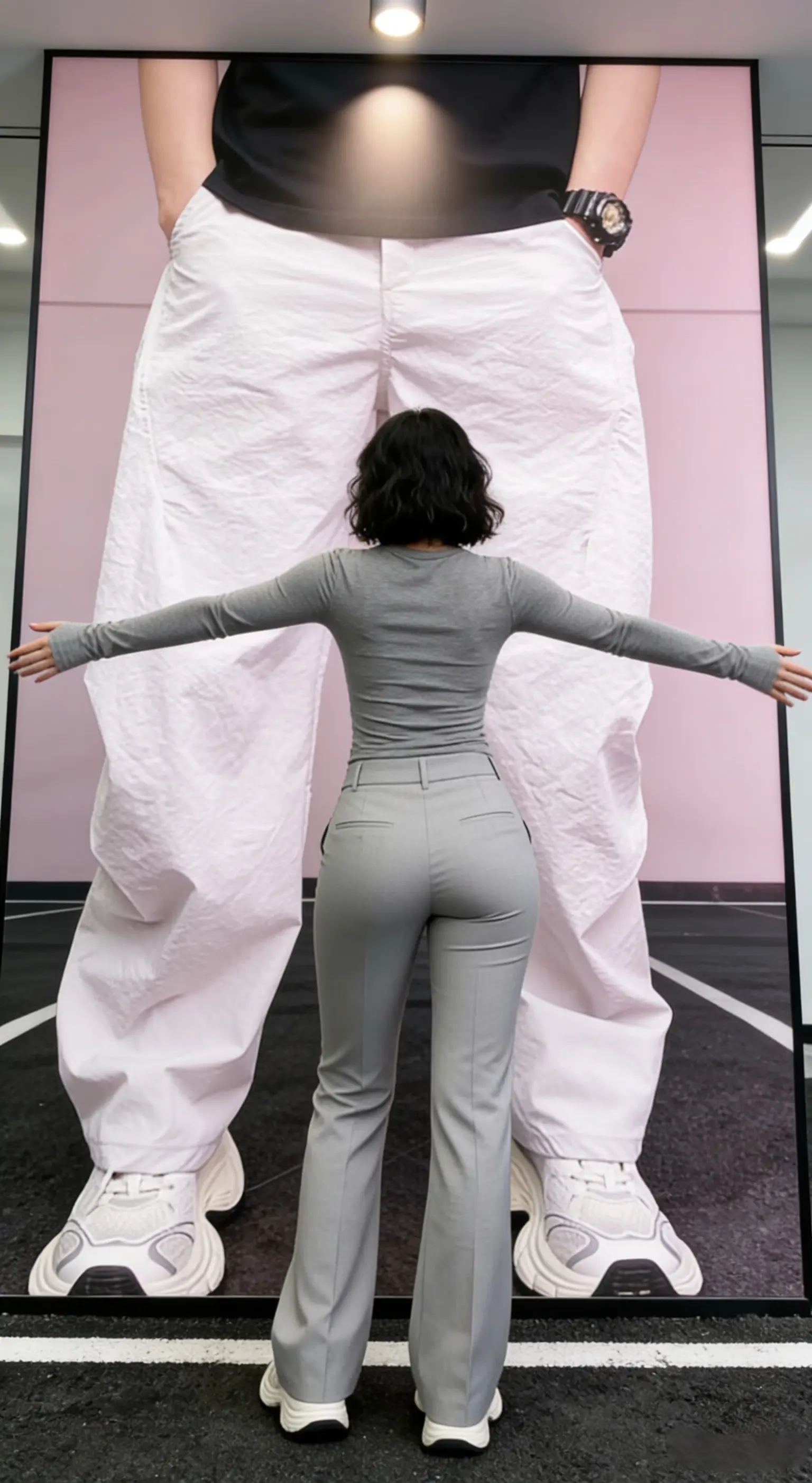 美式男裤2026年夏季新款痞帅宽松哈伦裤青年男士休闲户外直筒裤子      ✓