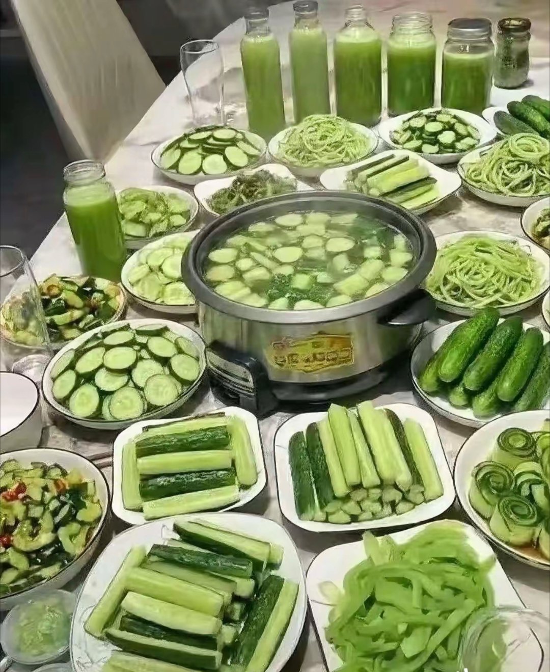 这一桌可以取名叫养生大餐