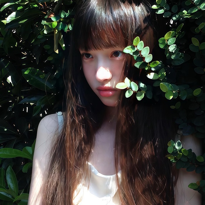 治愈系少女壁纸头像绿色系头像/ ins氧气感/森系少女 /氛围感