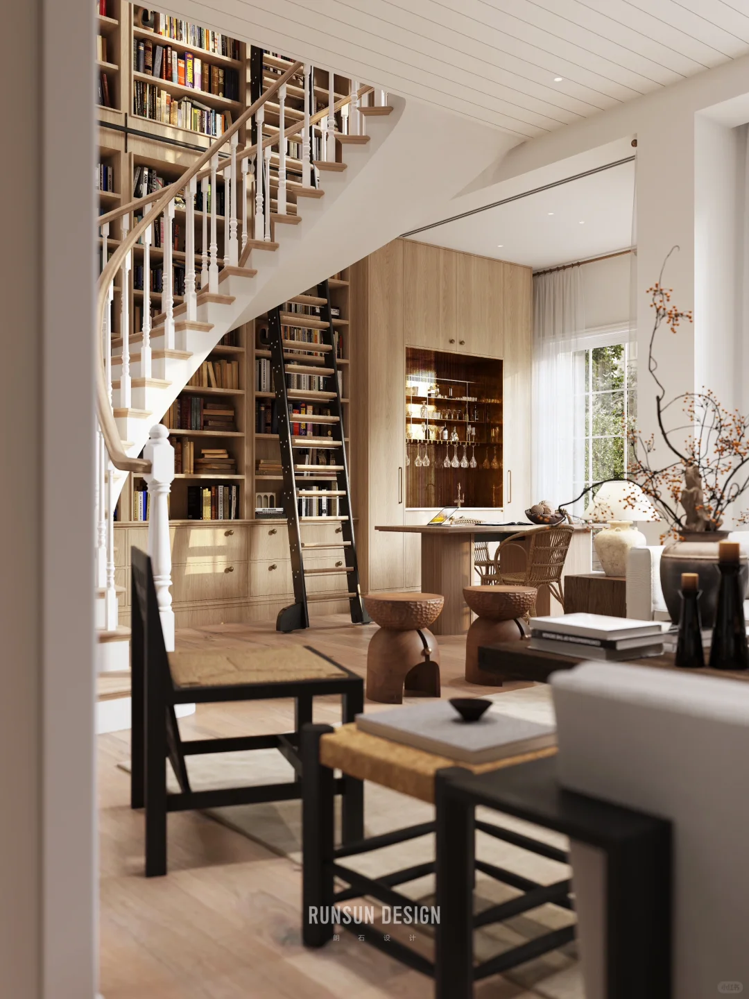 把哈利波特校长室搬回家，在家也能逛图书馆