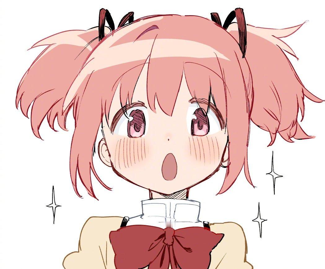 #魔法少女小圆# 馒头卡酱真的特别特别可爱[抱一抱] ​​​