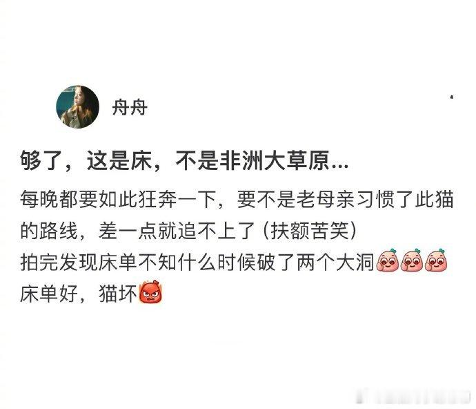 这是床不是非洲大草原！[怒] ​​​