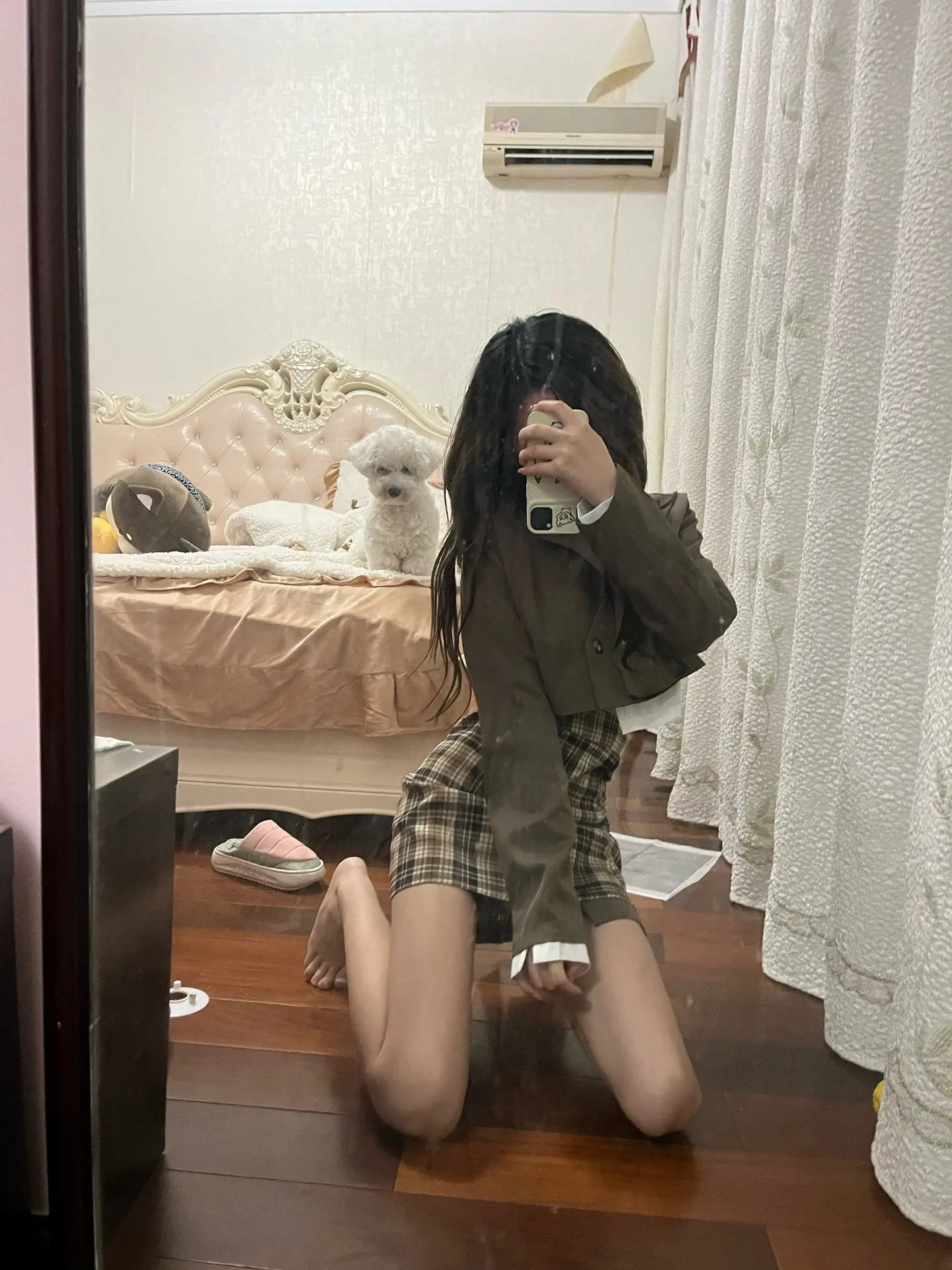 姐们都扭成麻花来证明没有 p 腰和腿了