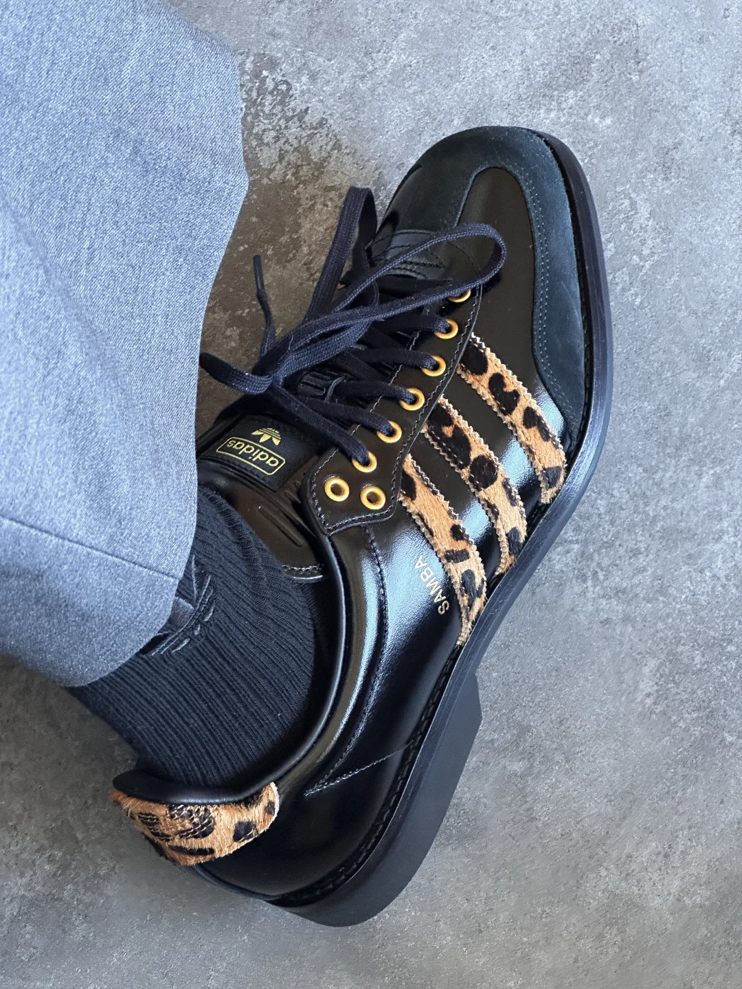 实现了皮鞋豹纹自由🐆｜秀场款开箱上脚