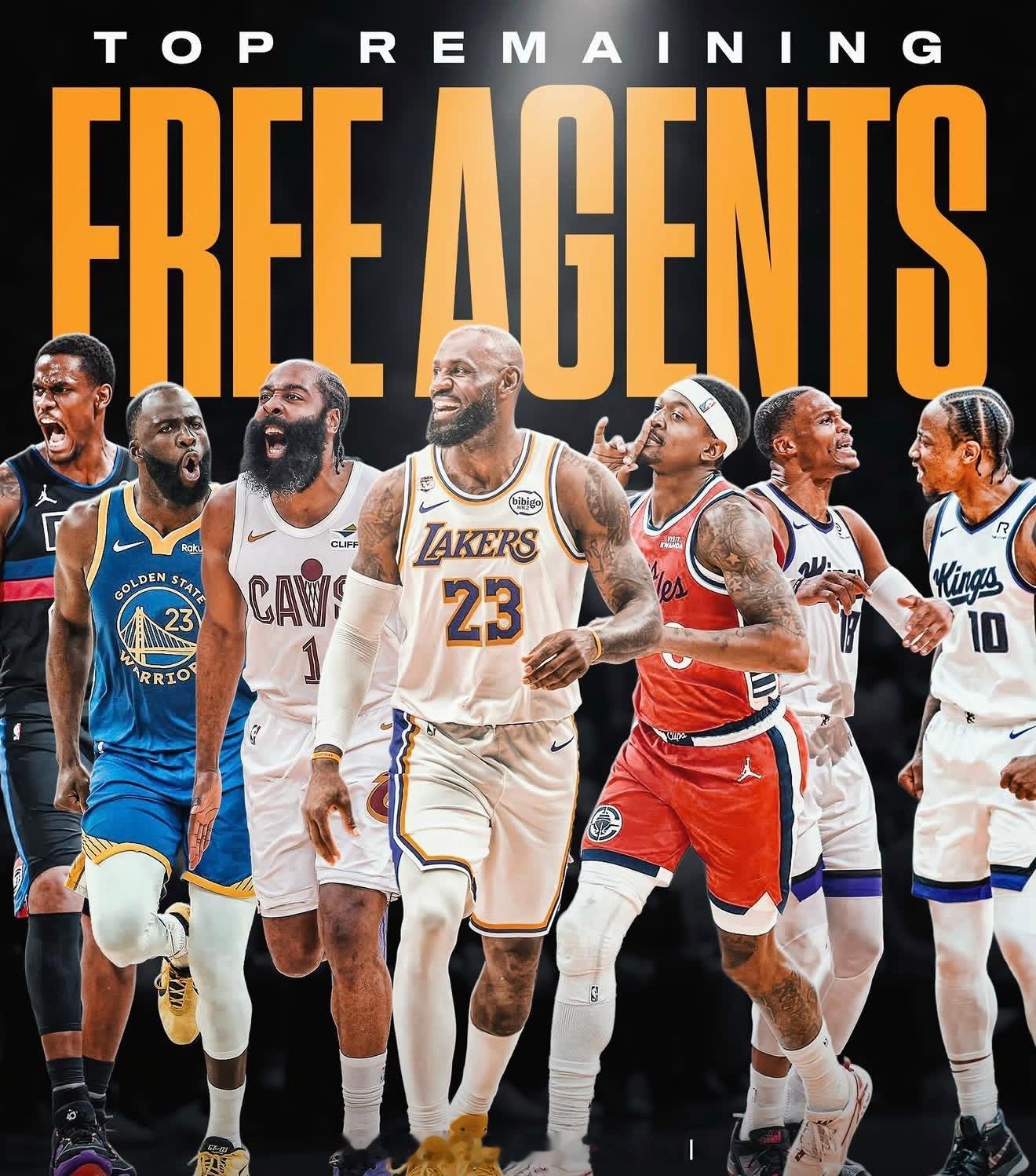 不考虑来CBA打球吗？目前还没有下家的NBA自由球员：杰伦.杜伦戴梦.格林詹姆斯