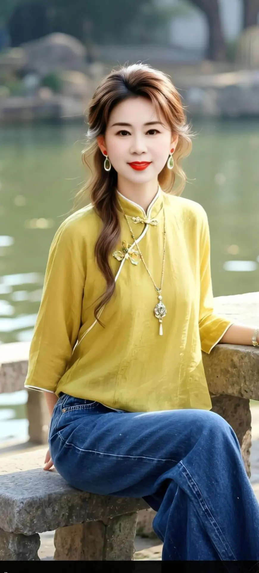 AI古风浅笑写真 随变ai随便玩