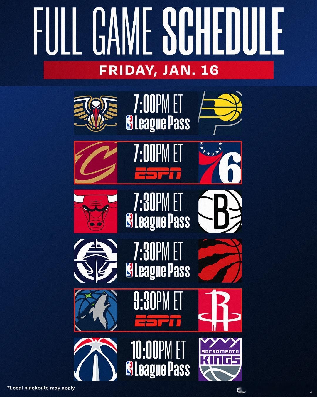 今日NBA比赛，所有比赛均可高清免废观看。👇👀🏀 