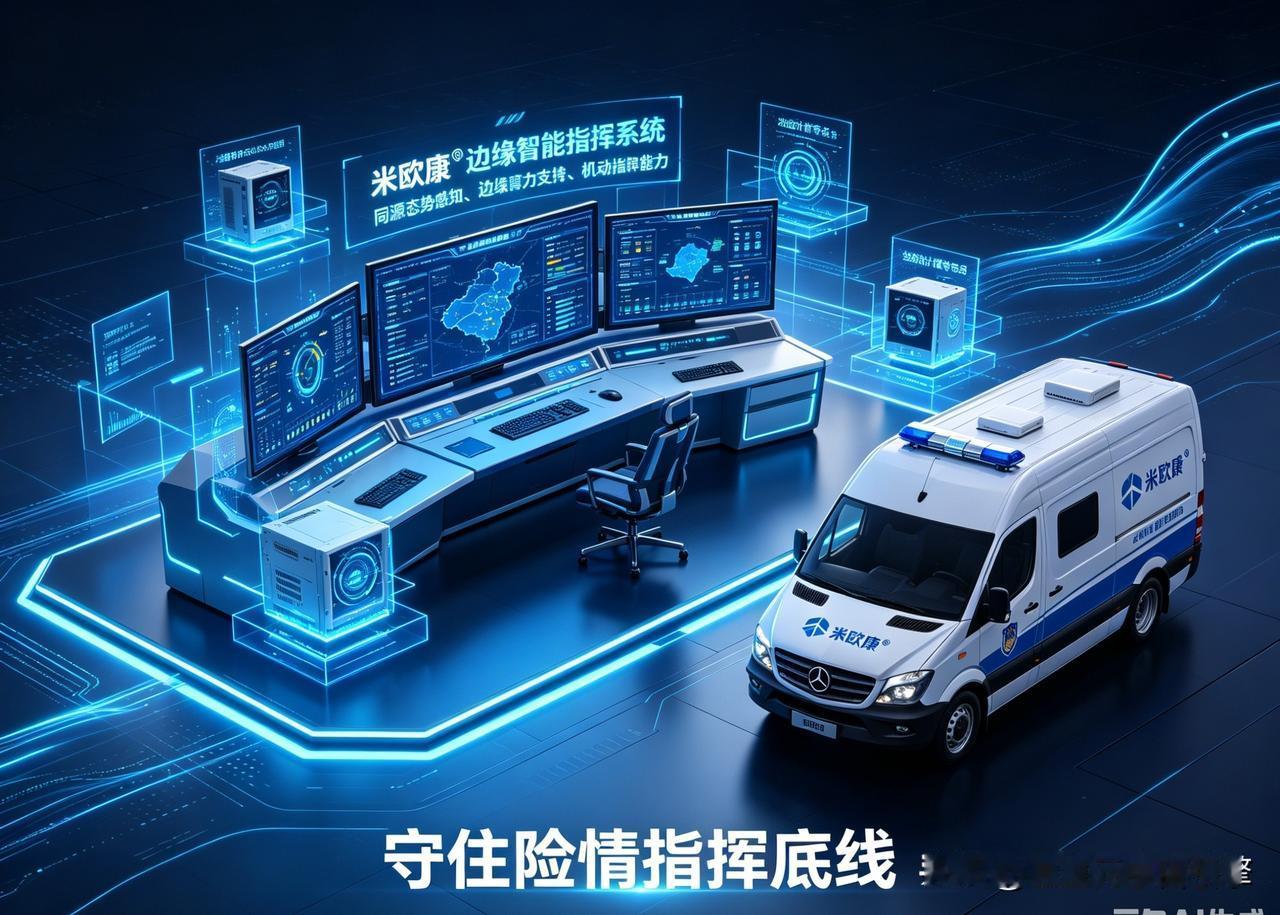 同源态势·边缘算力·机动指挥
——米欧康®边缘智能指挥系统，守住险情指挥底线
