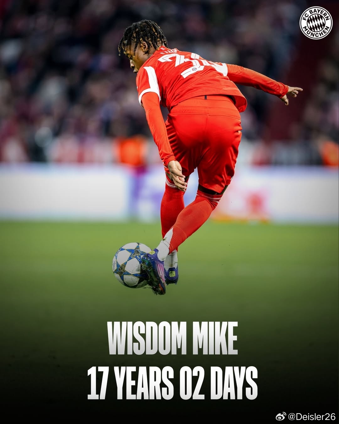 🚨本賽季拜仁青訓營出品小將，一線隊出場時的年齡都是擁有Mia San Mia精