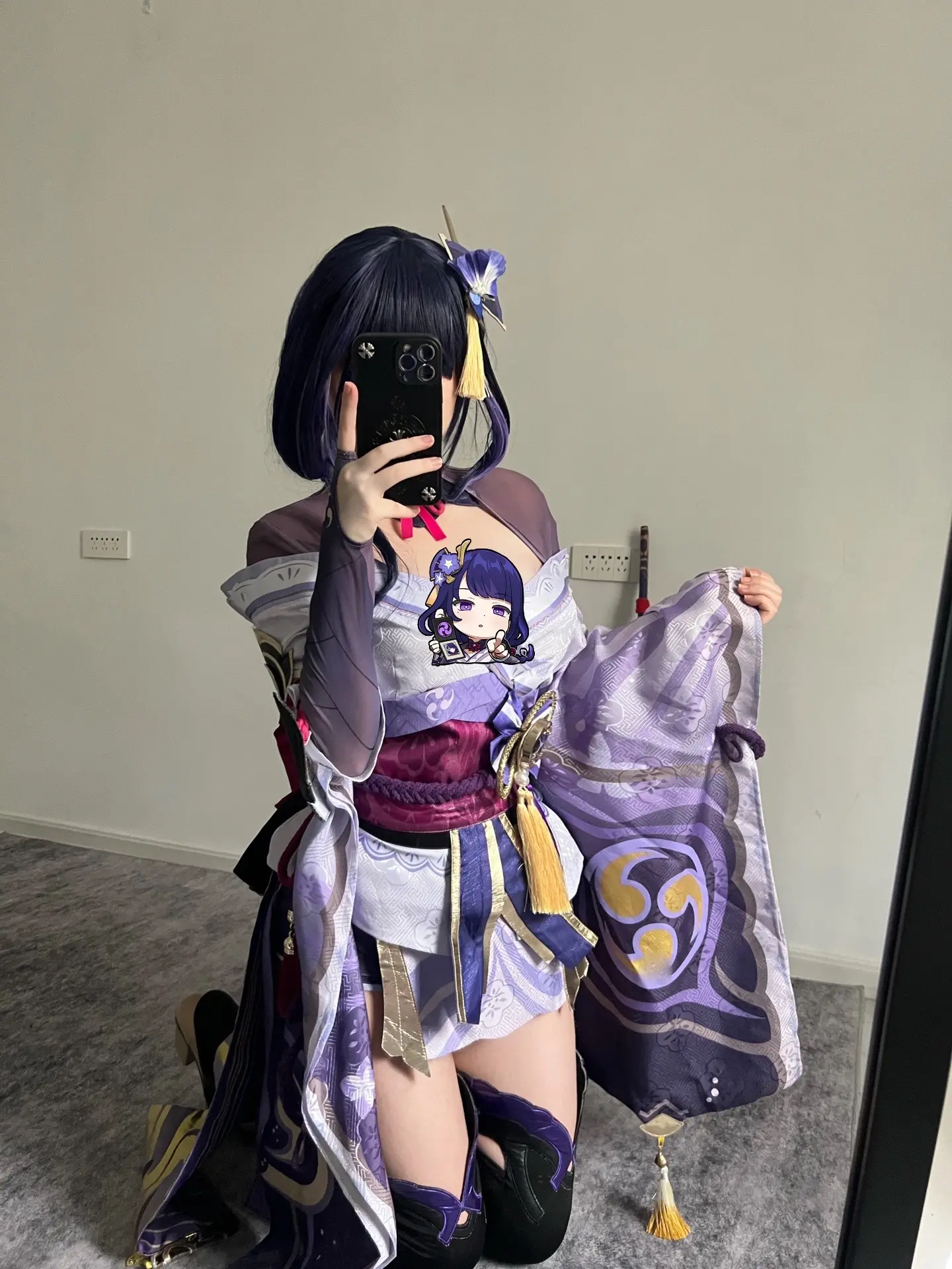 你 要与我为敌吗？ 雷电将军  原来你也玩原神