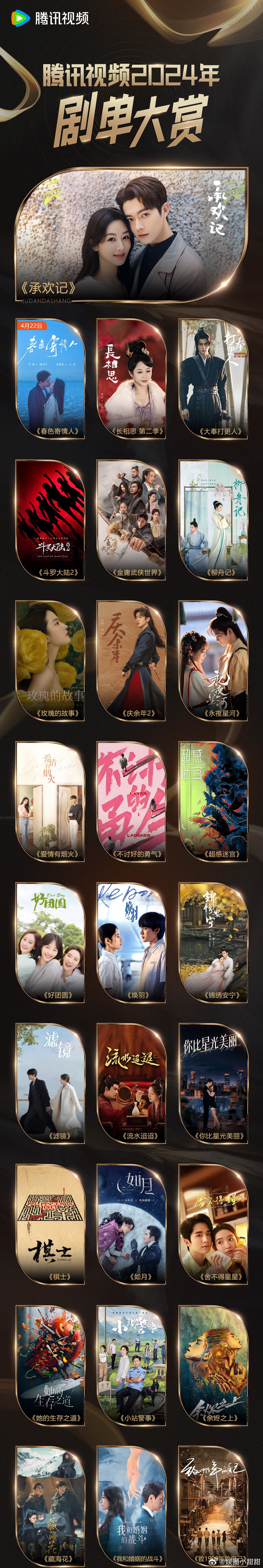 腾讯6月24日举办年度发布会：《长相思第二季》杨紫、张晚意、邓为、檀健次《大奉打
