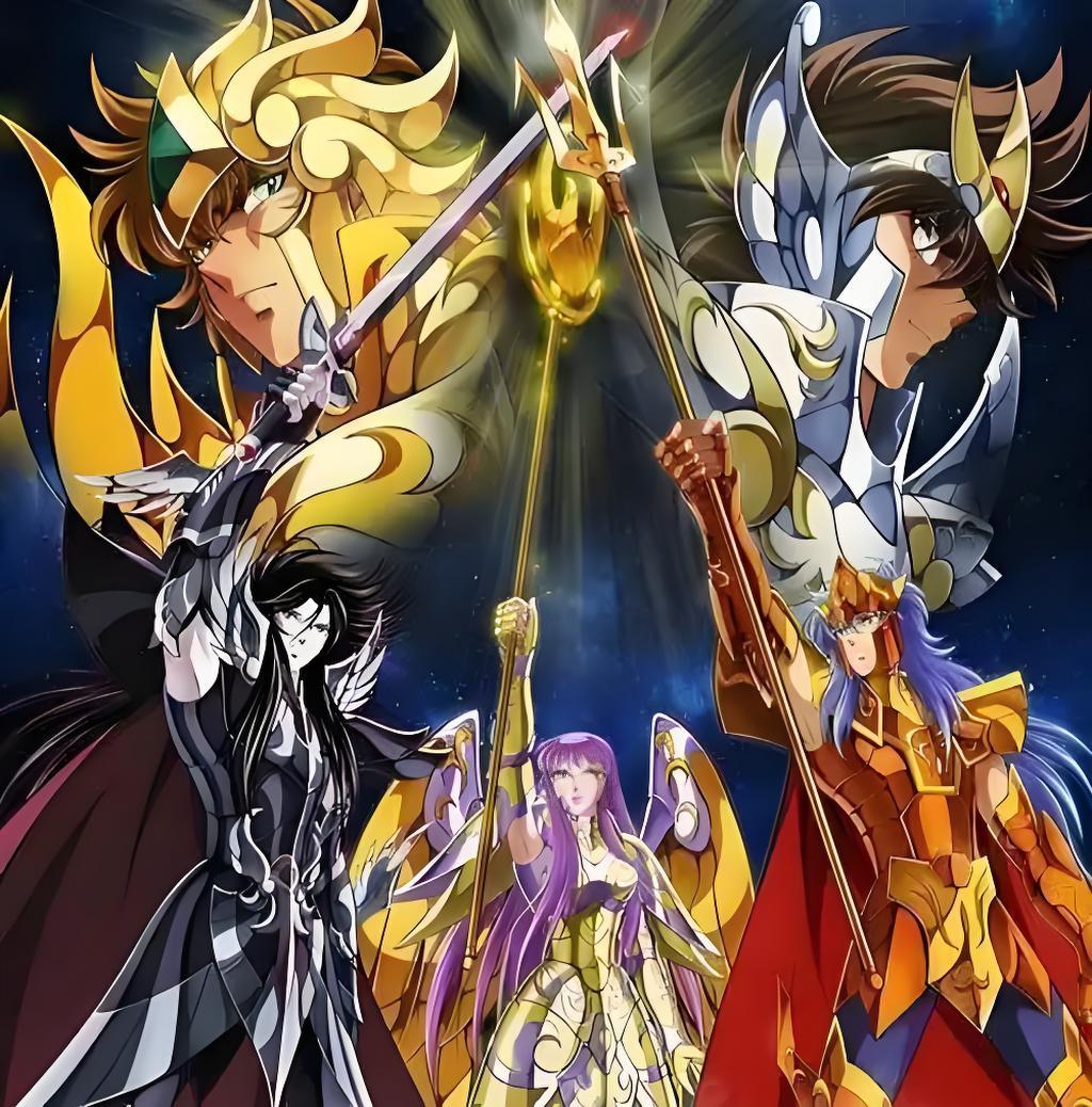 《圣斗士星矢》中女神雅典娜、海王波塞冬和冥王哈迪斯，按希腊神话的设定，三位大神的