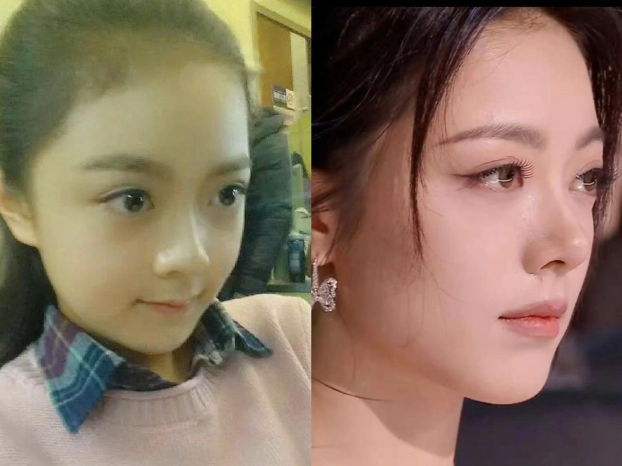 谁说小时候好看的，长大就会丑？赵今麦不仅等比例长大，还脱离了土气！

其实她不是