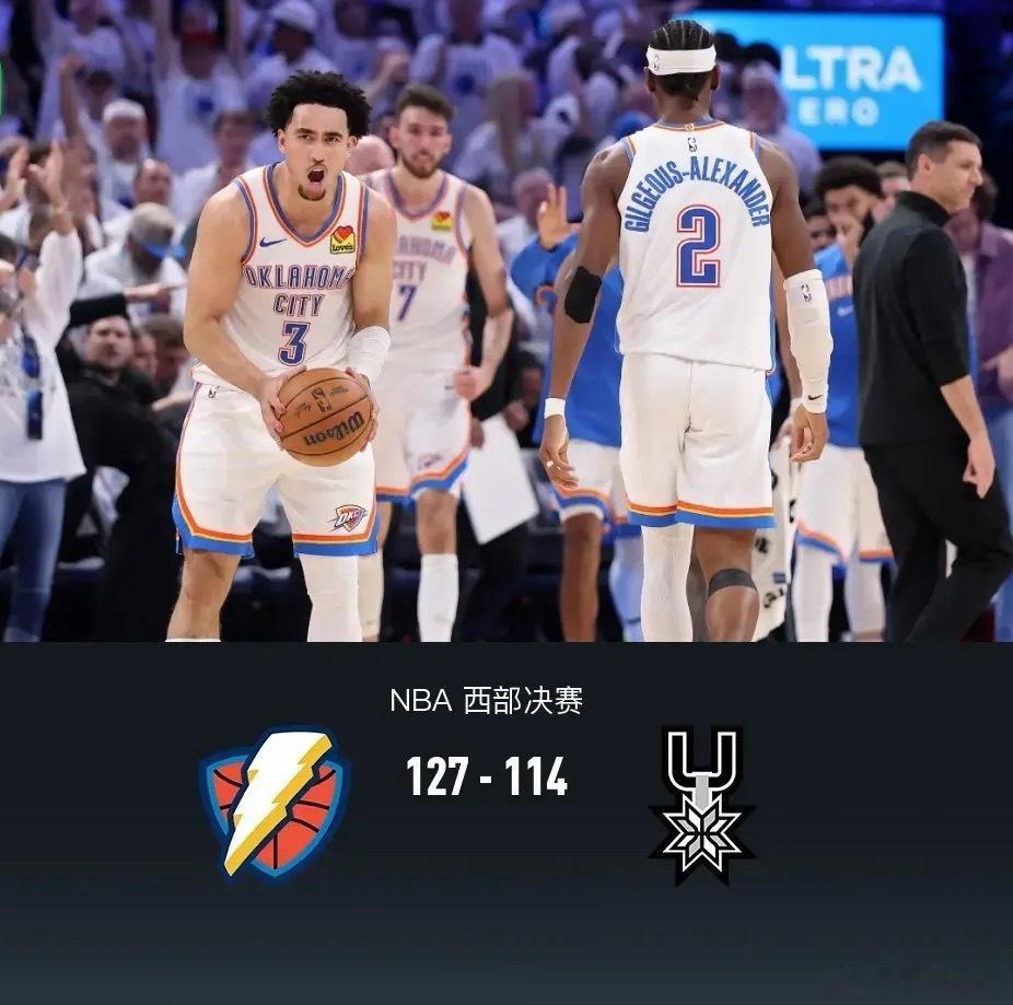 体育 北京时间5月27日NBA 西部决赛G5，俄克拉荷马雷霆对阵圣安东尼奥马刺。