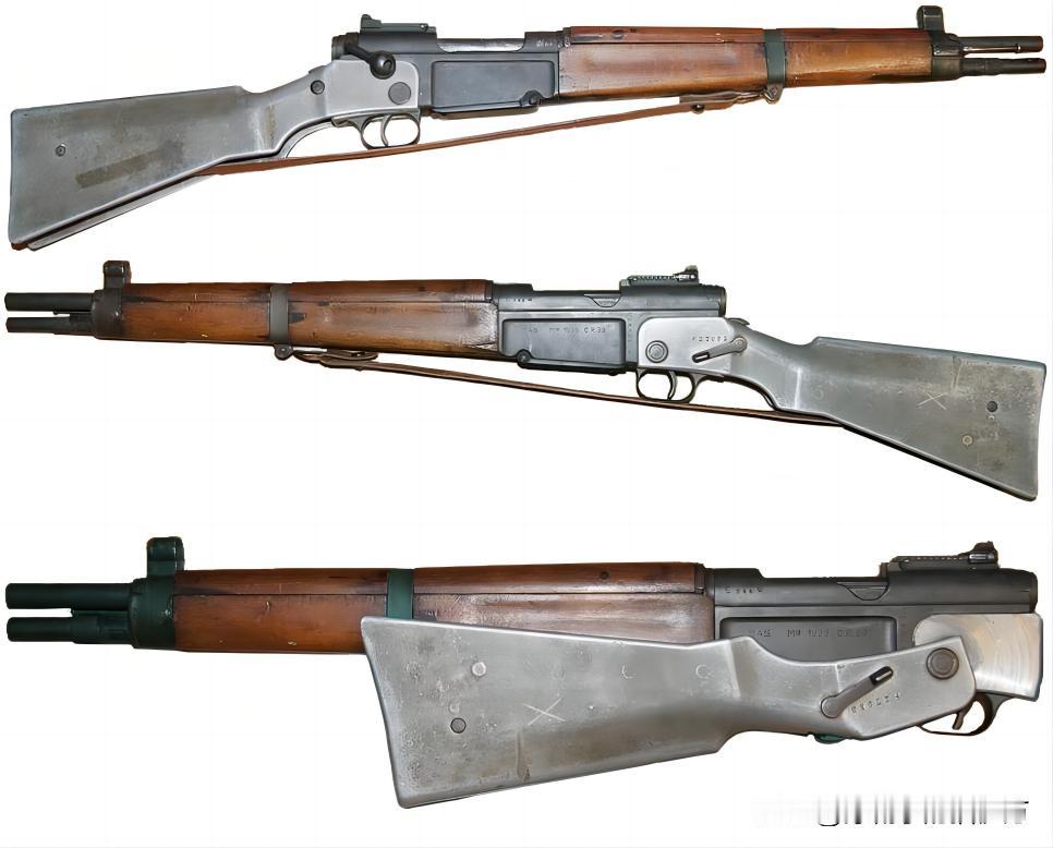 法帝的脑洞——MAS-36 伞兵型步枪。该枪的型号为MAS-36 CR39，是法