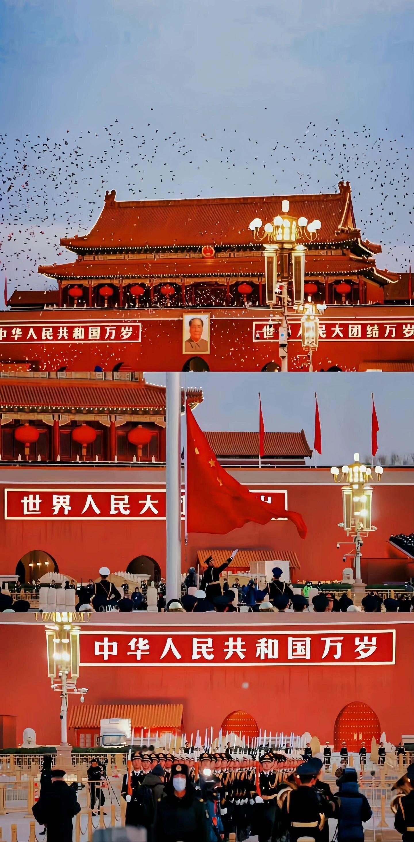 爱国主题壁纸🇨🇳“信仰光芒万丈” ​​​