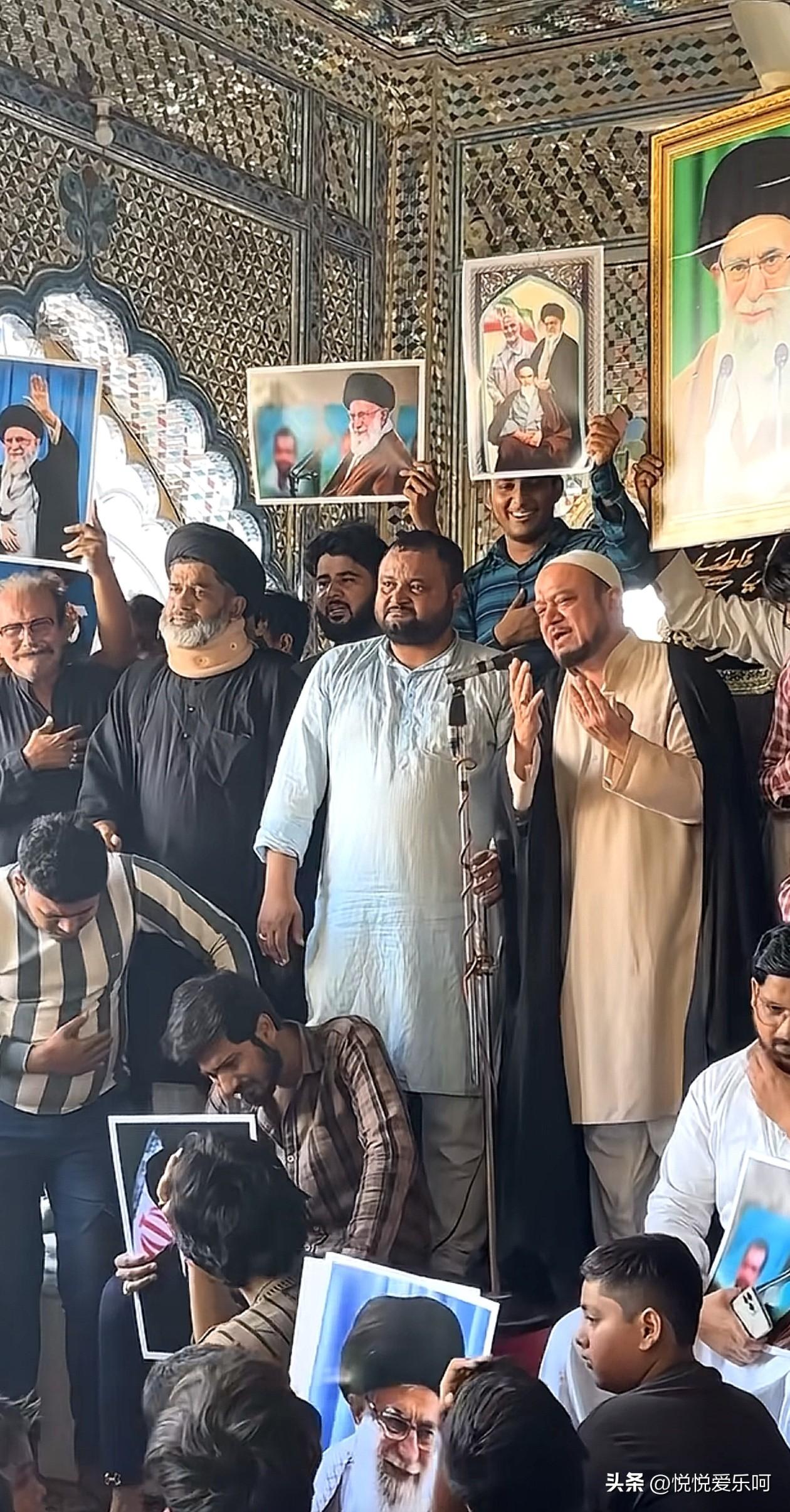 伊朗的老百姓悼念哈梅内伊，每个人看上去异常悲痛！