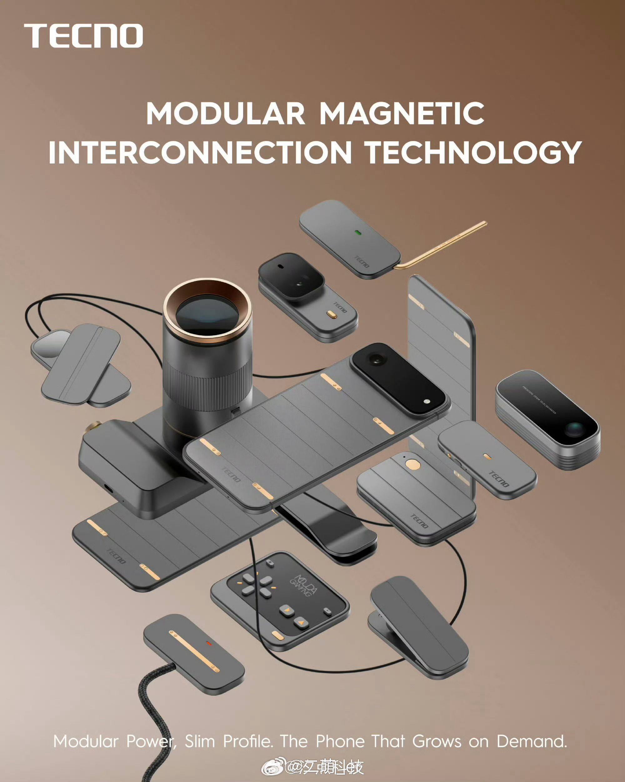 传音模块化手机想要！！！！主体好薄！ 