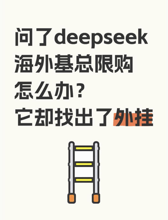 问deepseek海外基总限购咋办