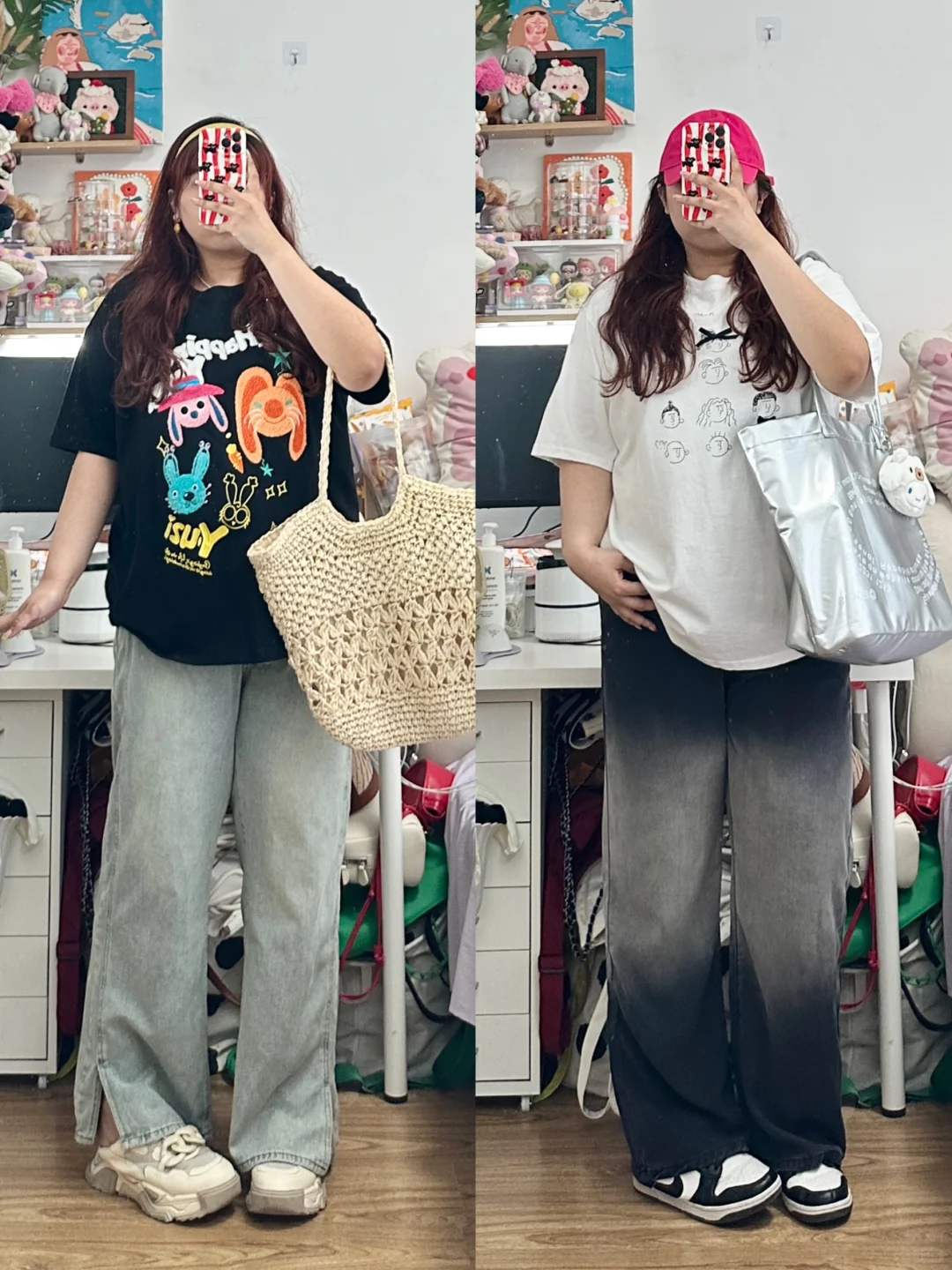 180斤大码穿搭 | 夏日日常短袖搭配～😎