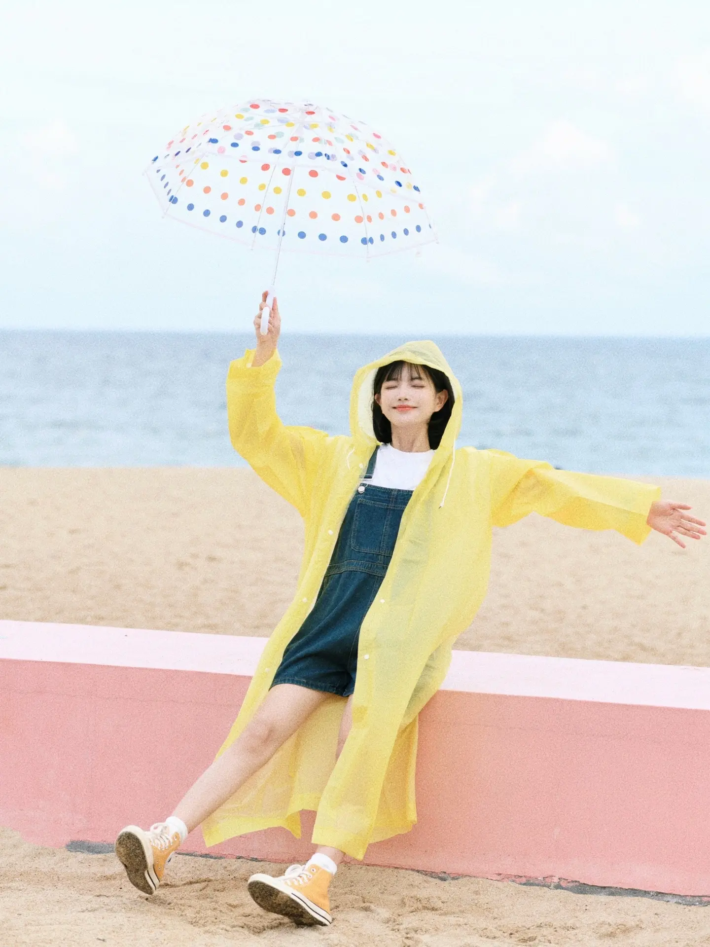 雨天也能拍出小清新写真☔️。