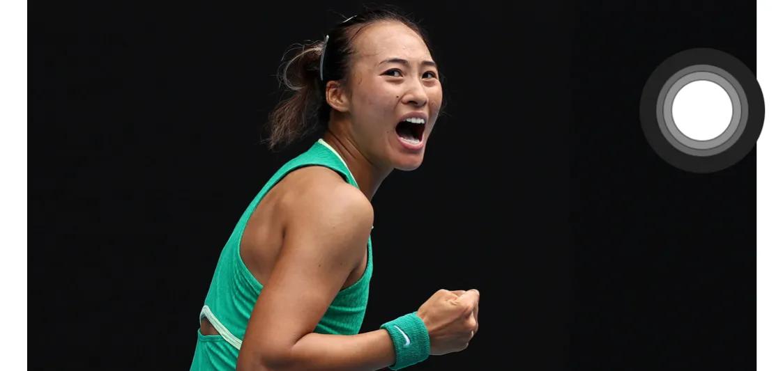 网球有約｜#澳网2024# 女单1/4决赛
中国一姐郑钦文🇨🇳以6-7(4)