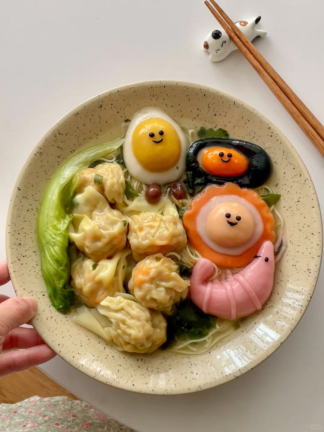 jellycat海鲜年糕咸蛋黄蟹籽云吞面🍜