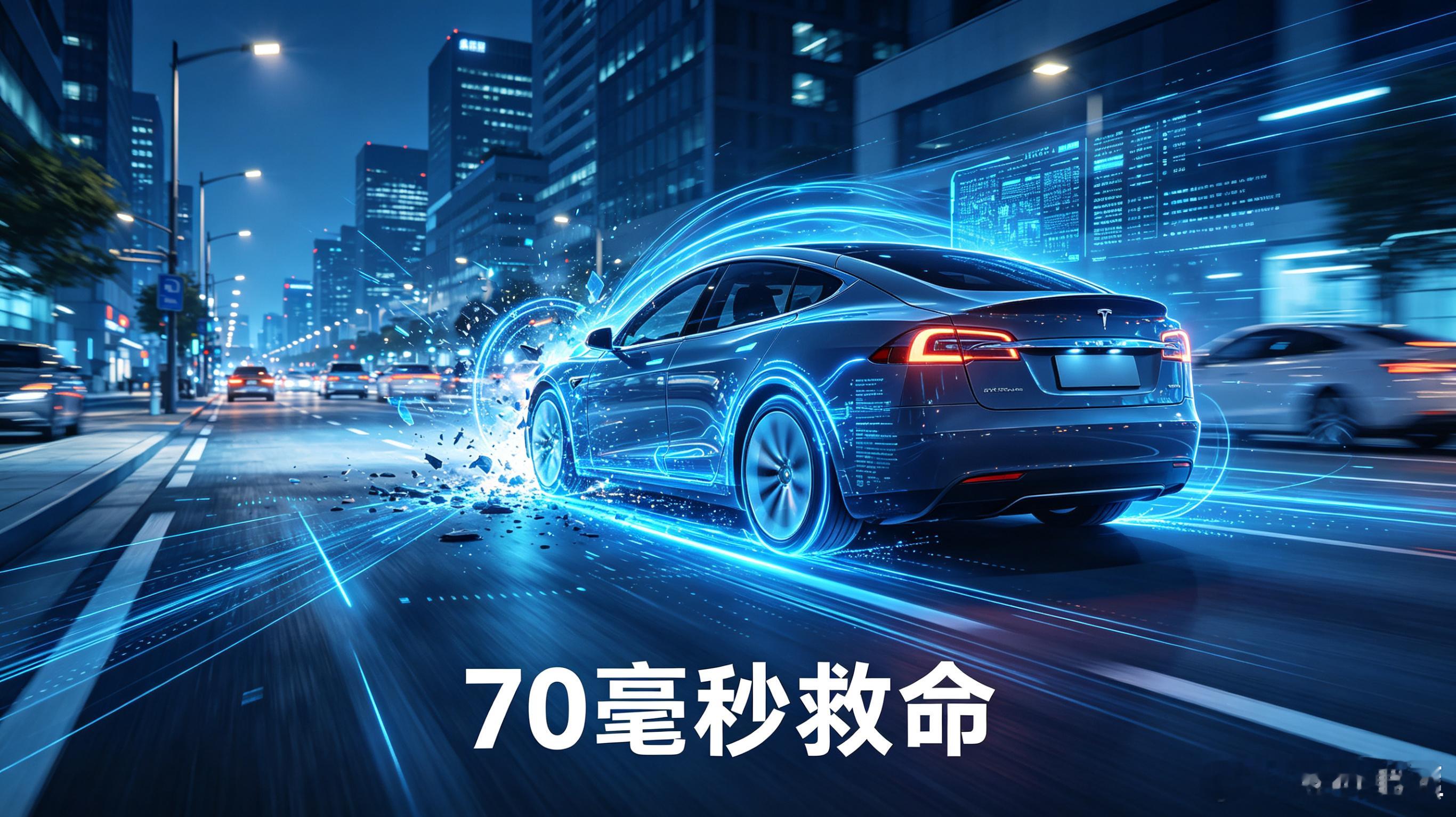 ⏱️ 70毫秒能做什么？特斯拉给出了答案——救命！特斯拉Tesla Vision