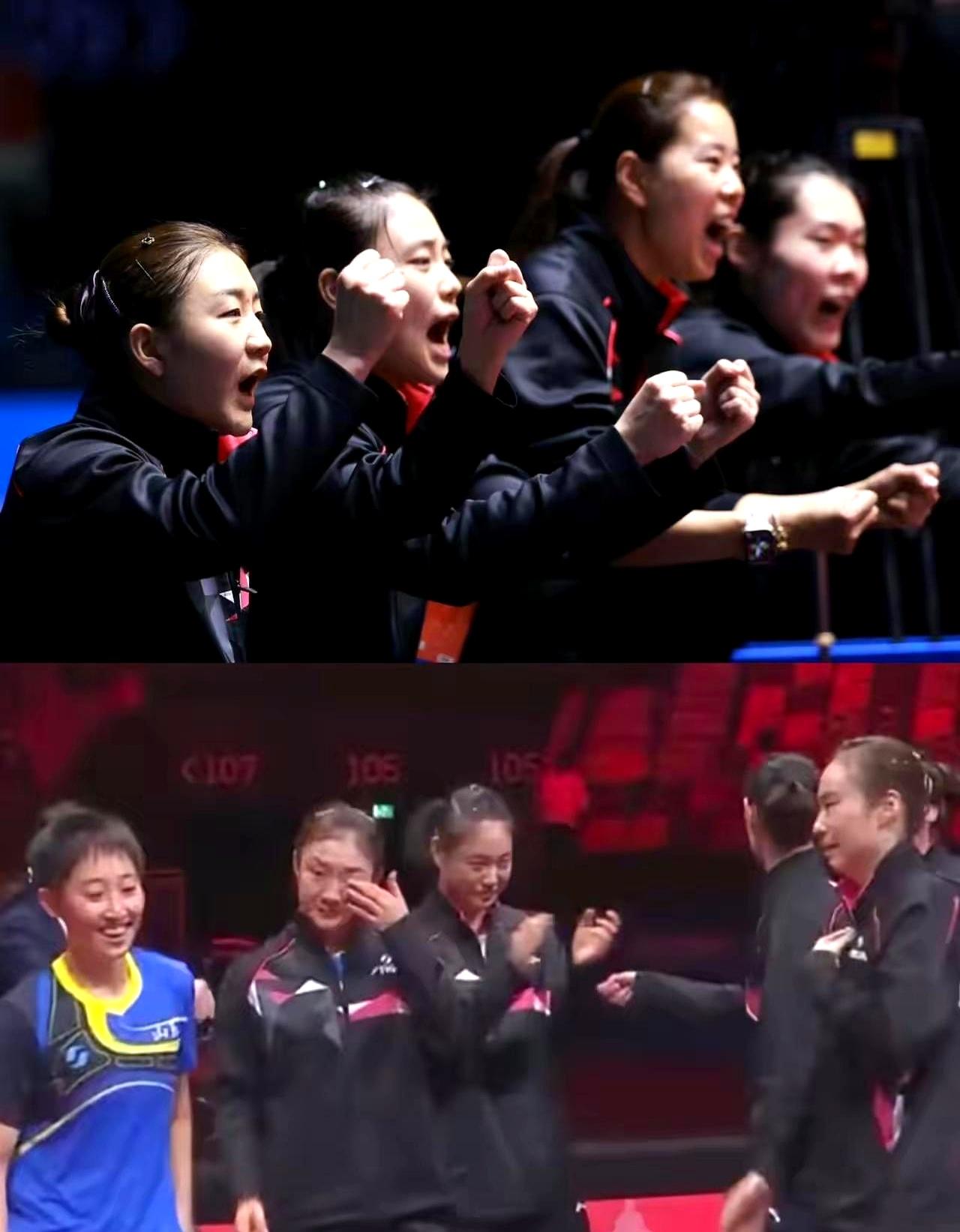 陈梦夺得女团冠军后，有个细节特别暖。女团决赛前四盘打平，冠军悬念全压在决胜盘。范