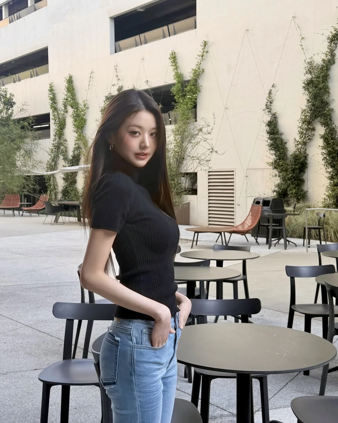 完美脸蛋+紧致的身材