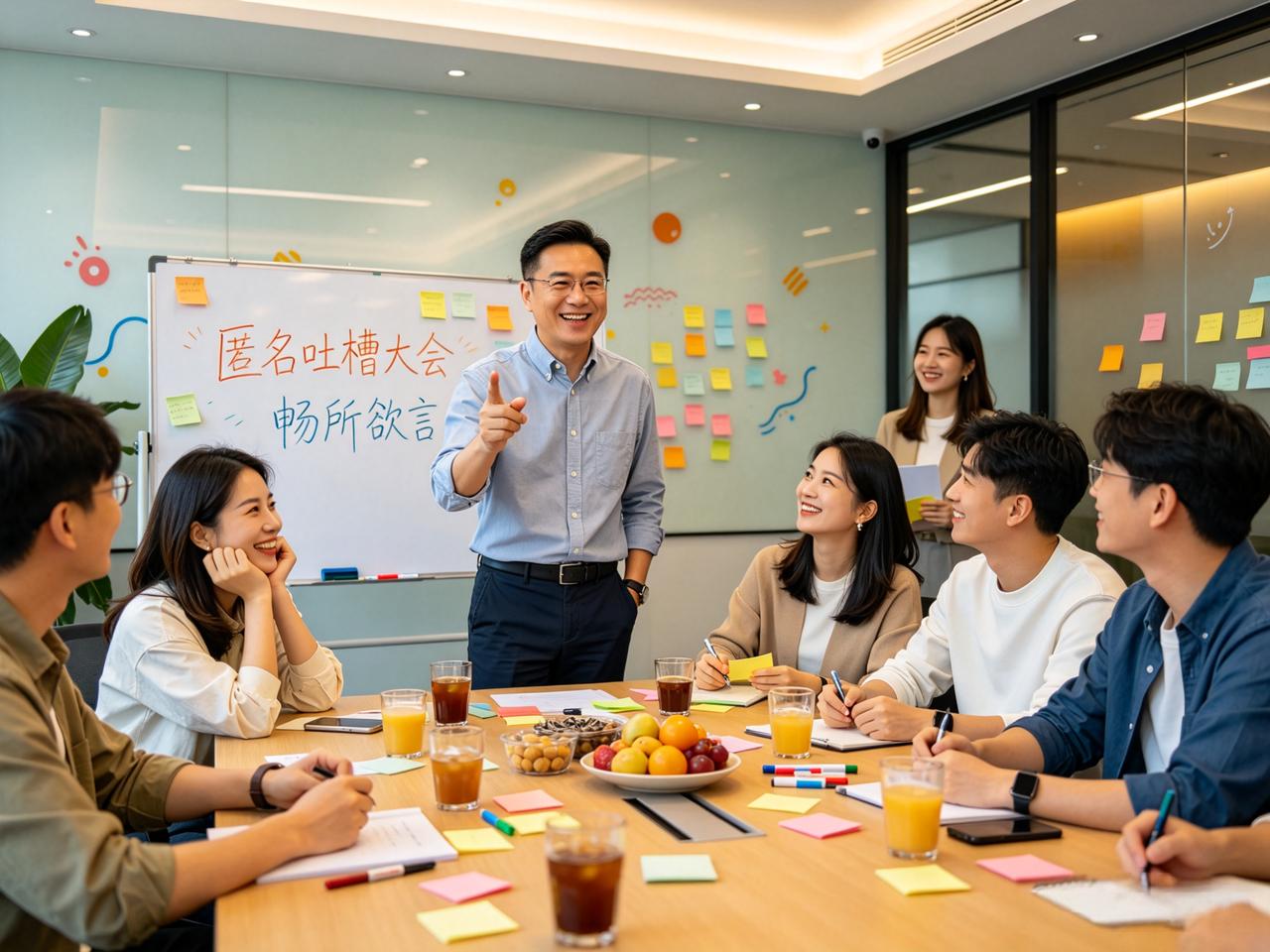 公司来了个新领导，学互联网公司搞“吐槽大会”，结果第一个被怼哭。

公司新领导，