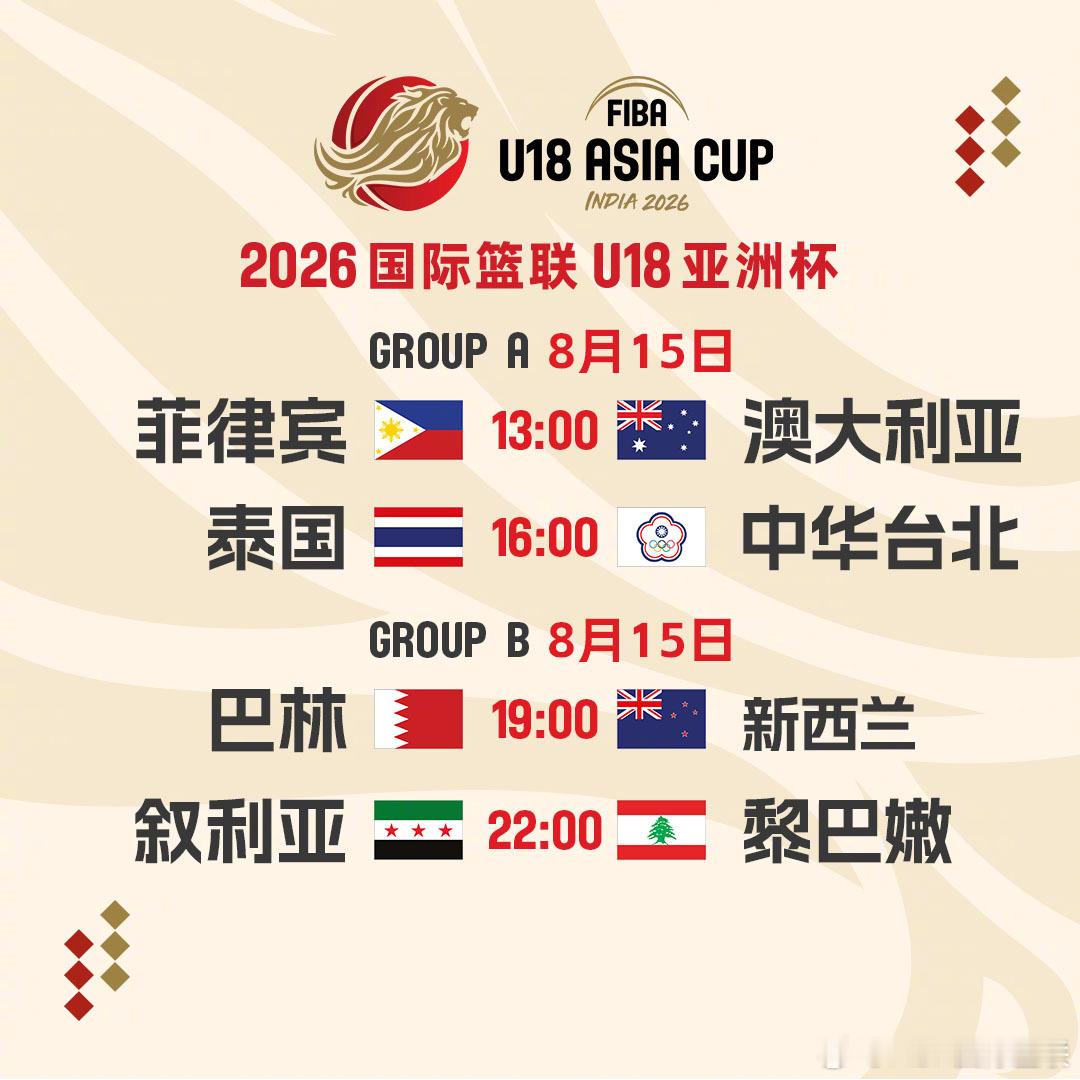 2026FIBAU18亚洲杯 第2️⃣比赛日战报✨ 中国队大胜斯里兰卡队✨ 伊朗