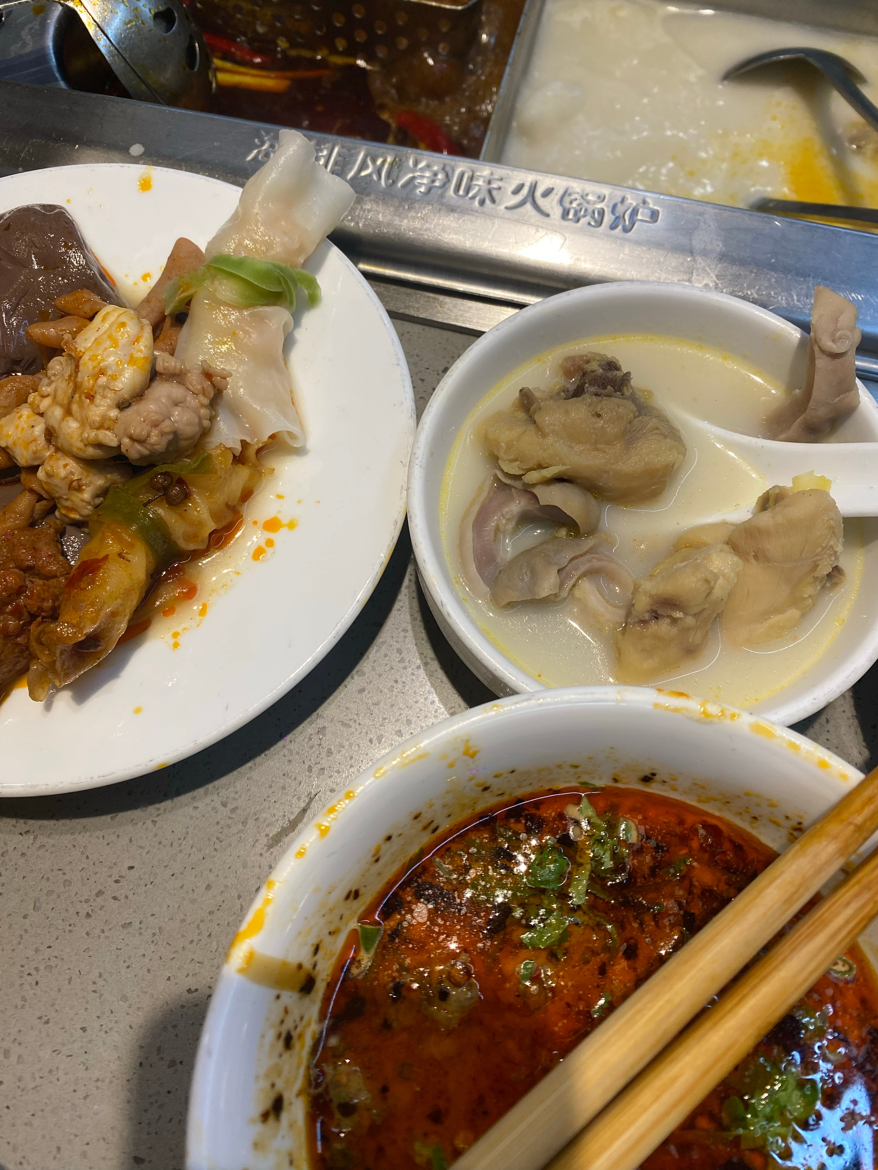 猪肚鸡锅底好评 
