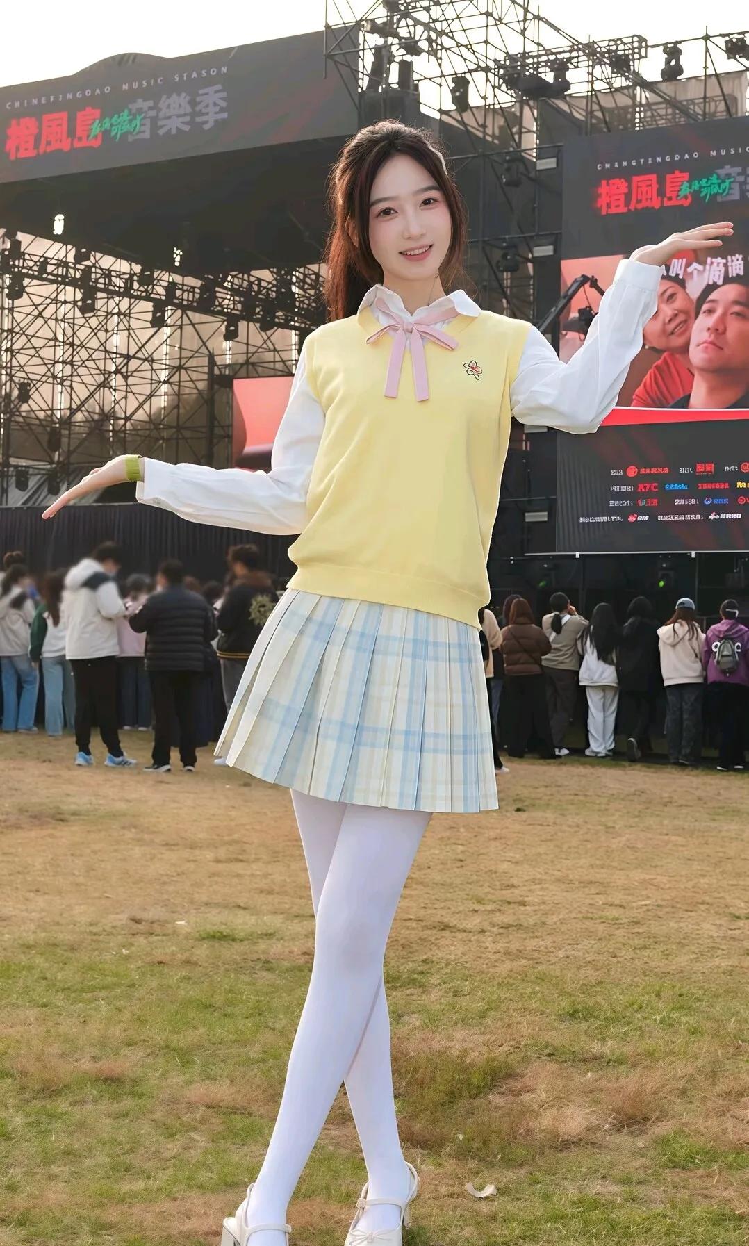 青春洋溢的校园风，橙风岛音乐季等你来！🎵🎤