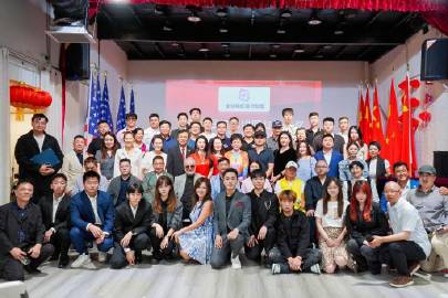 第二届好莱坞网红贝美奖新闻发布会圆满落幕<br />【侨报记者陈倍乐6...