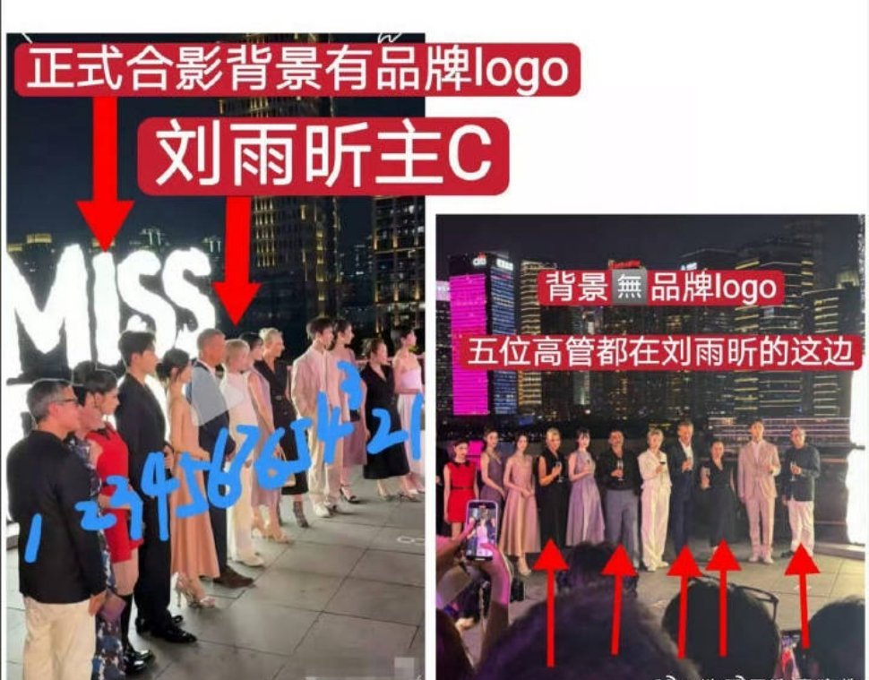 刘雨昕人气太超过了 主c明显就是刘雨昕啊[傻眼]迪丽热巴迪奥大使合影站C ​​​