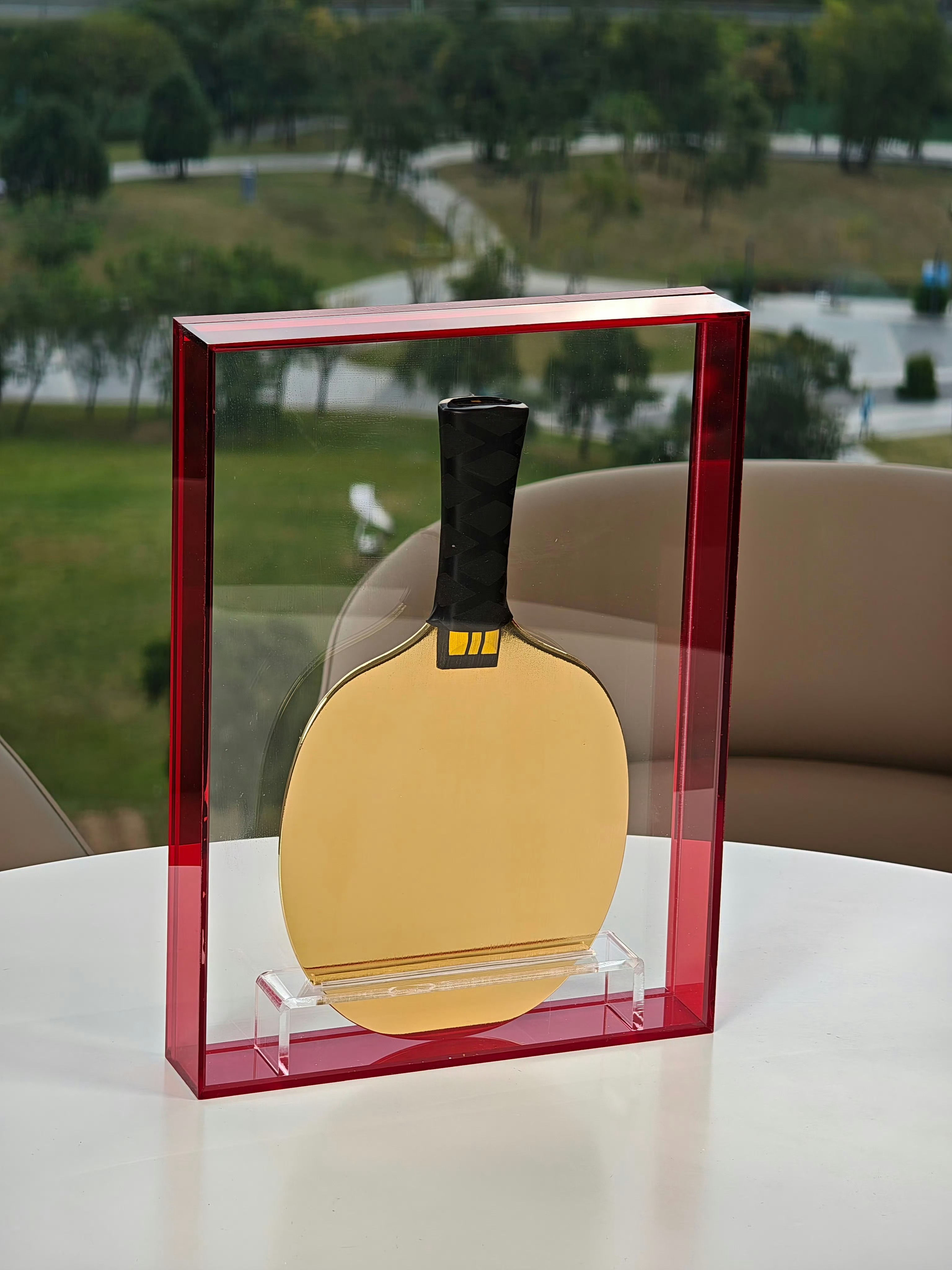 小米太豪了太豪了太豪了金满贯和金球拍般配～是实心的不？