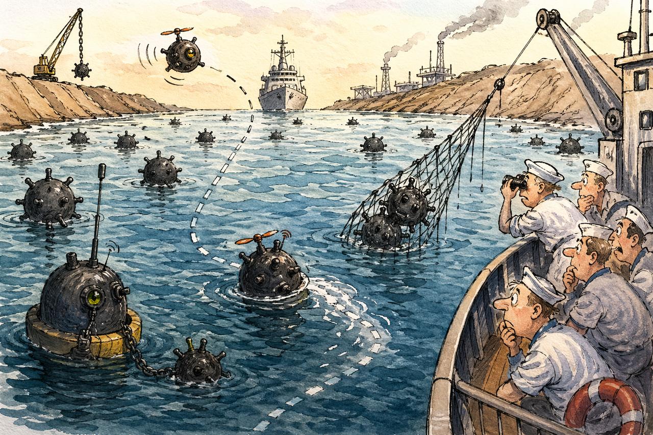 五角大楼最近在美国众议院军事委员会的闭门简报会上表示，要把伊朗在霍尔木兹海峡布下