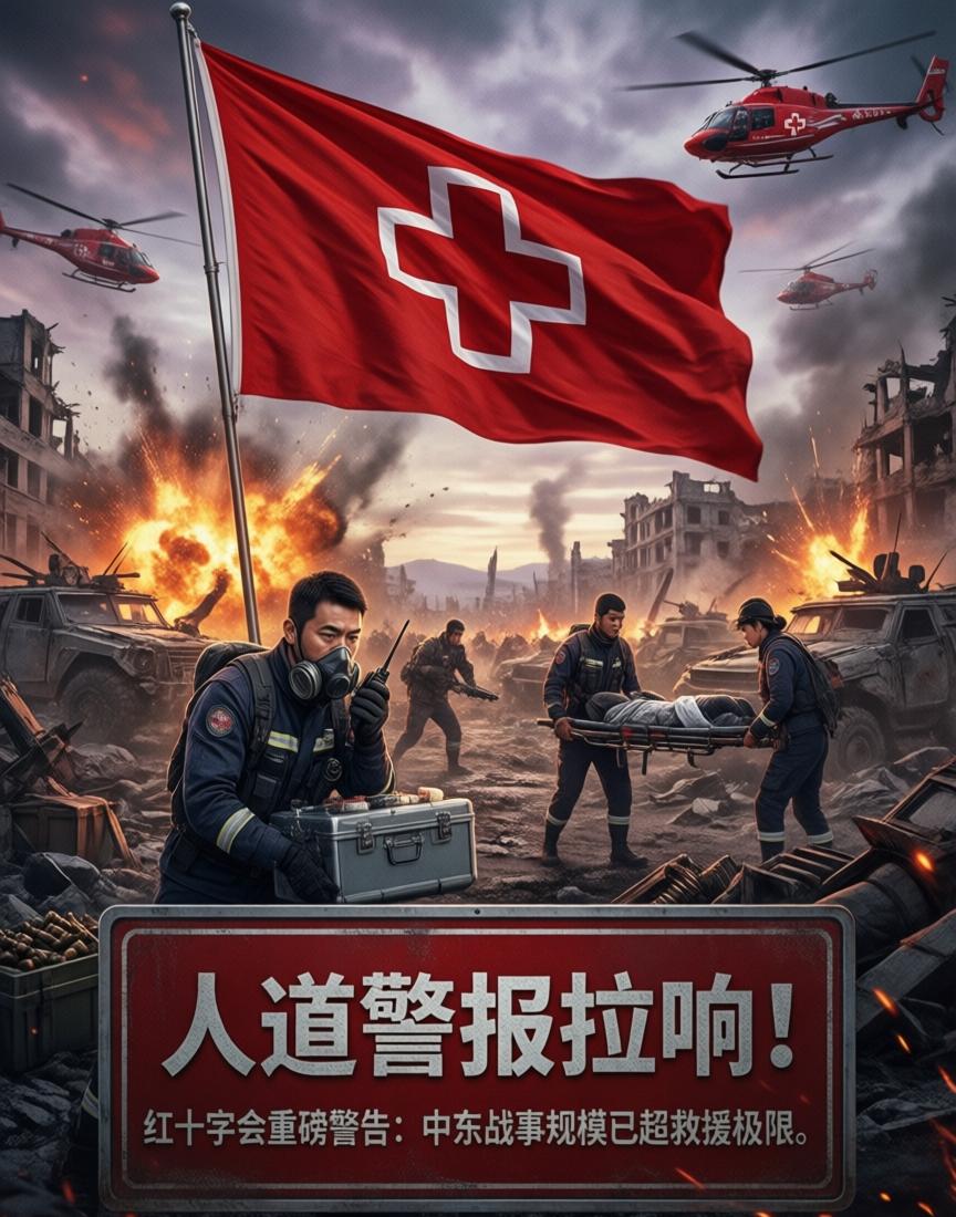 人道警报已经拉响了——红十字会的措辞，比以往更沉重。3月2日，埃菲社消息：红十字