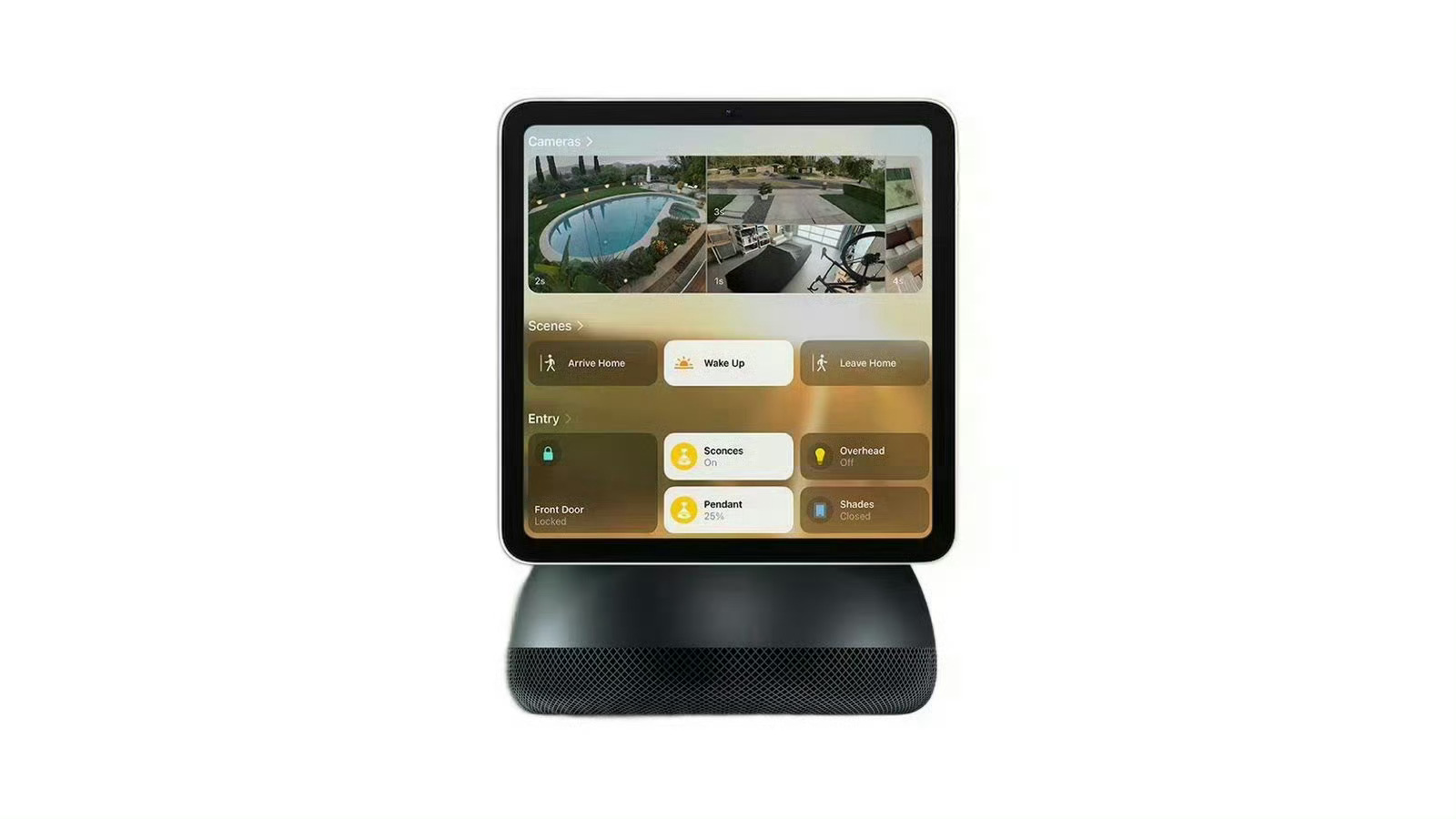【全新 Apple 智能家居中枢最快将于 10 月推出】据彭博社的 Mark G