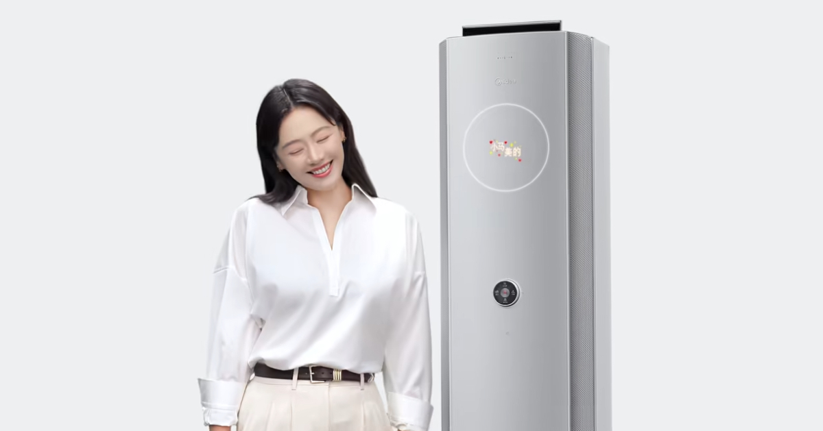 马思纯又双叒叕被可爱到了   美的无风感空调可爱多自从换了美的无风感空调，我直接