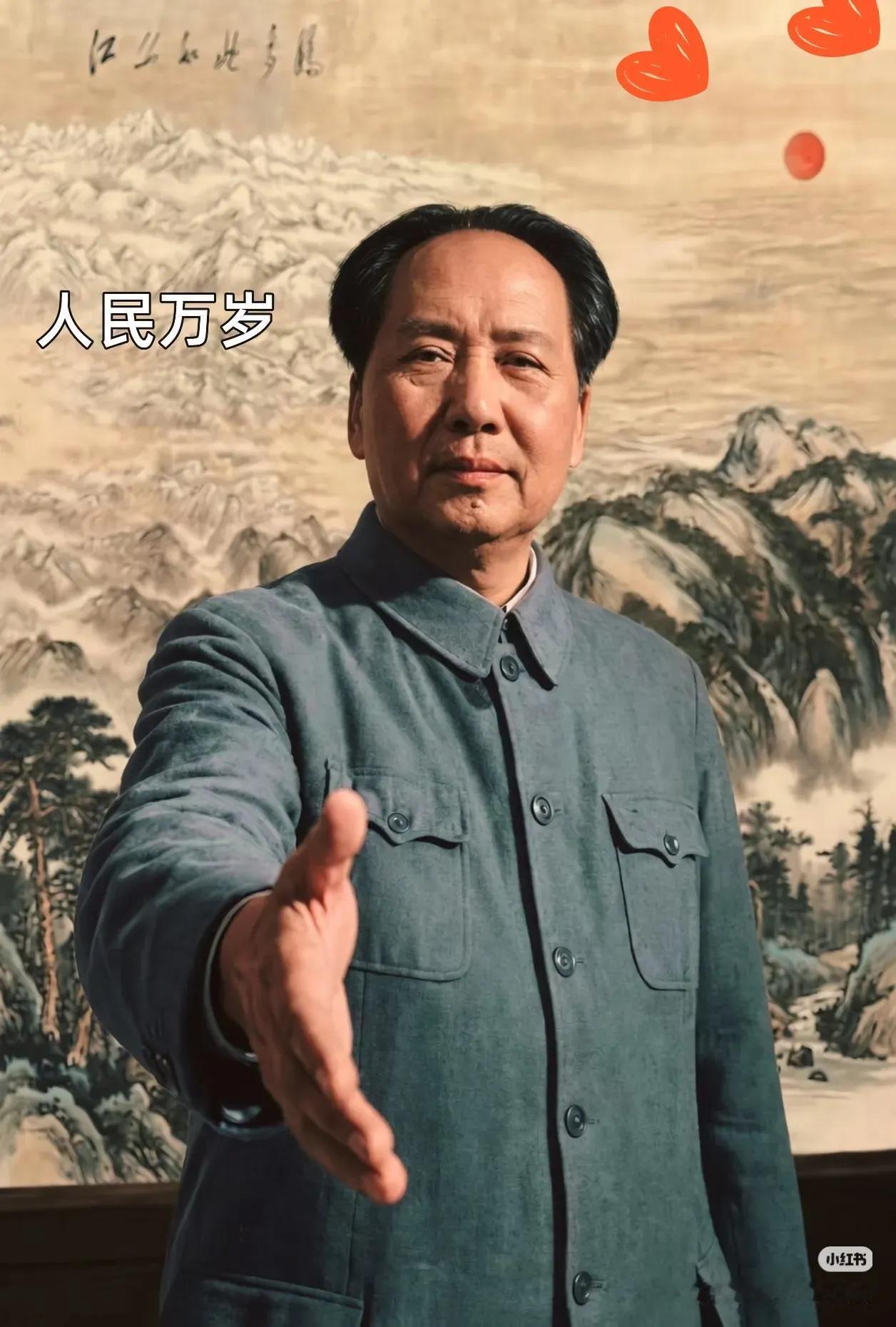 有人问，如果毛主席主动向你伸过来手，你会怎么办？
感觉问的这个问题是废话，这还用