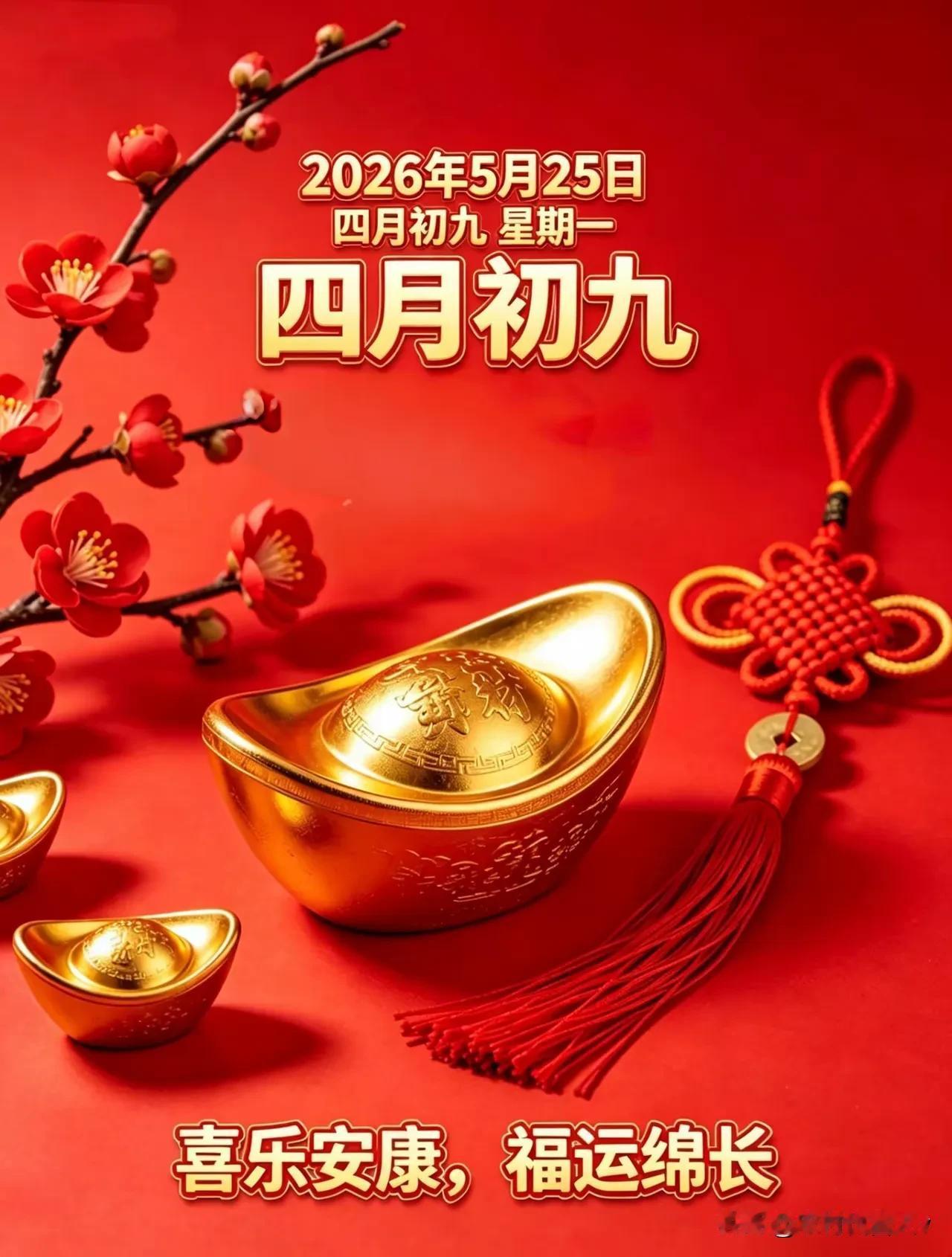 今日四月初九，白天做好这两件事，为全家讨个财多福多
 
今天是农历四月初九，春末